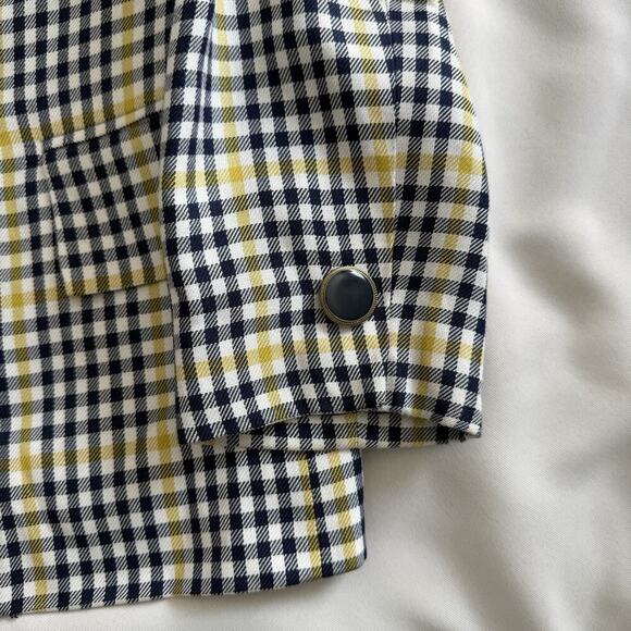 Clueless ASO Cher Alt Plaid Blazer Sz 4/S Light Academia Old Money Classic Prep - Picture 8 of 15